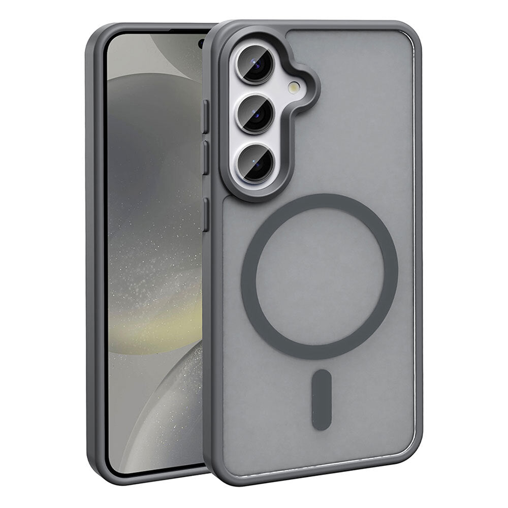 Cepax Sio Galaxy S25 Plus Magsafe Mat Arka Yüzey Telefon Kılıfı-1 Cepax Sio Galaxy S25 Plus Magsafe Mat Arka Yüzey Telefon Kılıfı-1